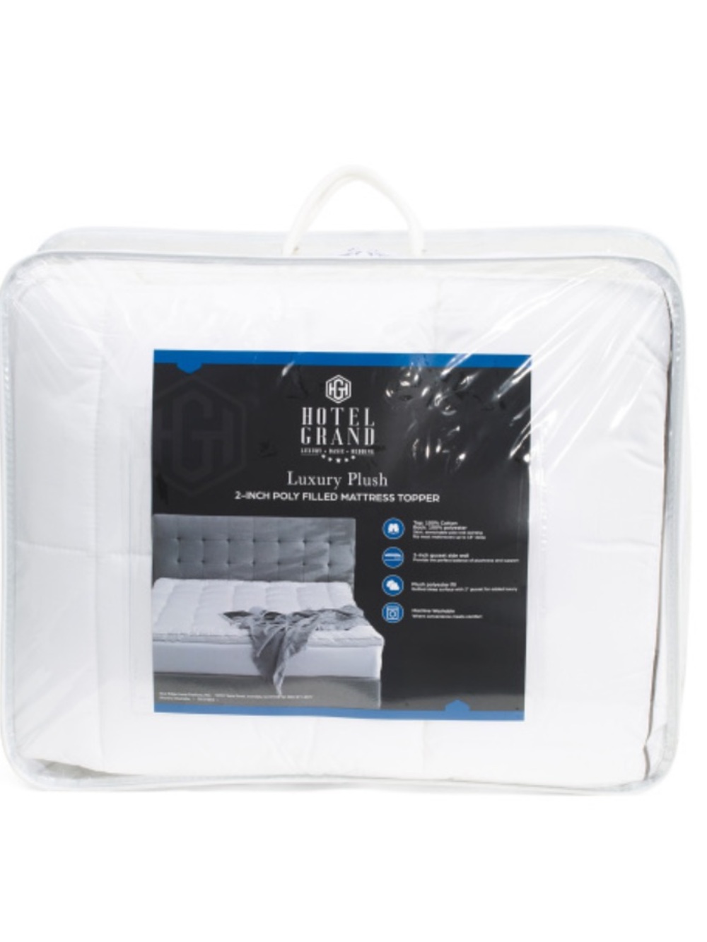 Hotel Grand Luxury Quilted Mattress Pad